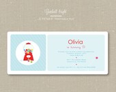 Invitations - bubble gum - bright