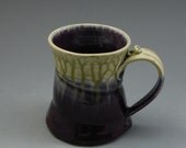 Purple Pottery Handmade Mug Porcelain by Mark Hudak
