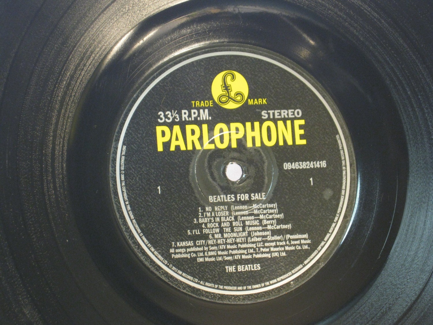 The Beatles (UK Issue) Re-Purposed Album Bowl