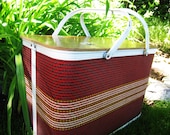 Beautiful Vintage Picnic Basket Home and Living