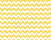 Chevron Small Yellow - C340-50 Riley Blake - Fabric - Fat Quarter 18 by 22