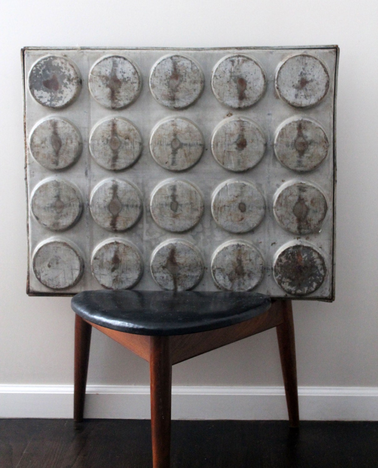 Industrial Modern Metal Artwork Pop Modern Bun Warmers Vintage Bread Factory