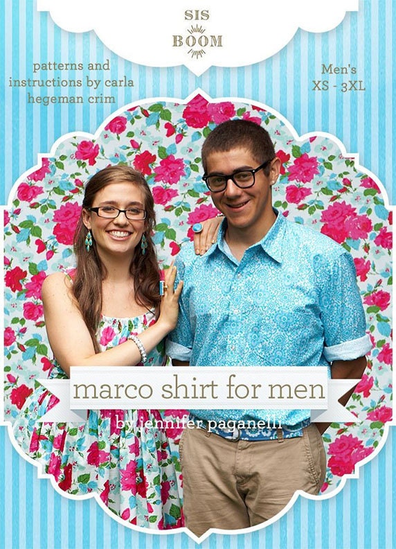 Men's Button-Up shirt PDF Sewing Pattern - Sis Boom Marco