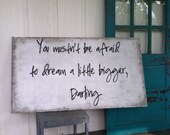 Headboard - Rustic - Word Art - Custom - Hand Painted Sign - You Can Choose Your Own Words and Font - Queen
