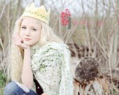 Felted wool crown PATTERN knit