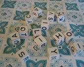 Vintage Letter Cubes