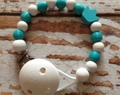 Pacifier chain holder