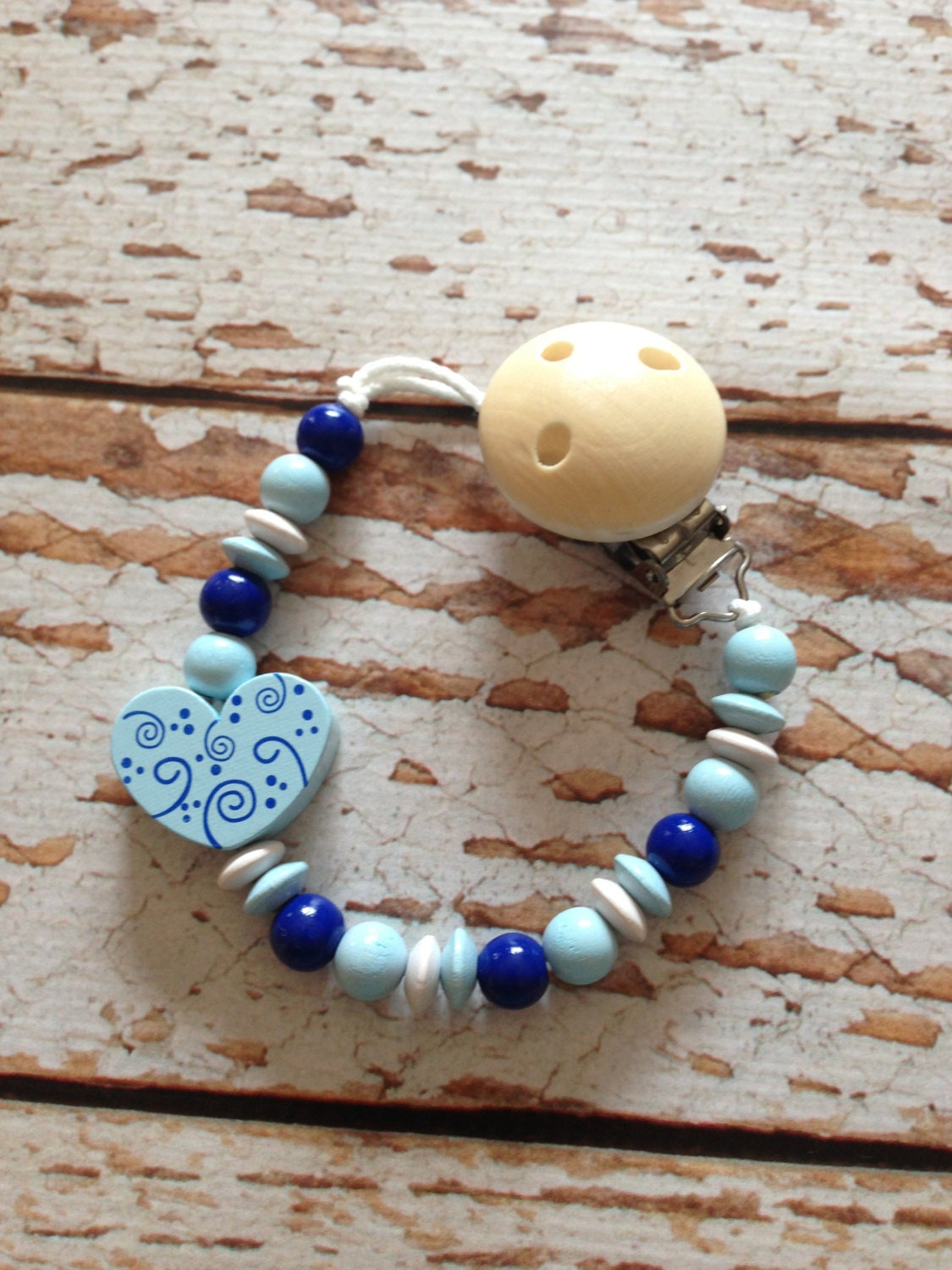 Pacifier chain holder