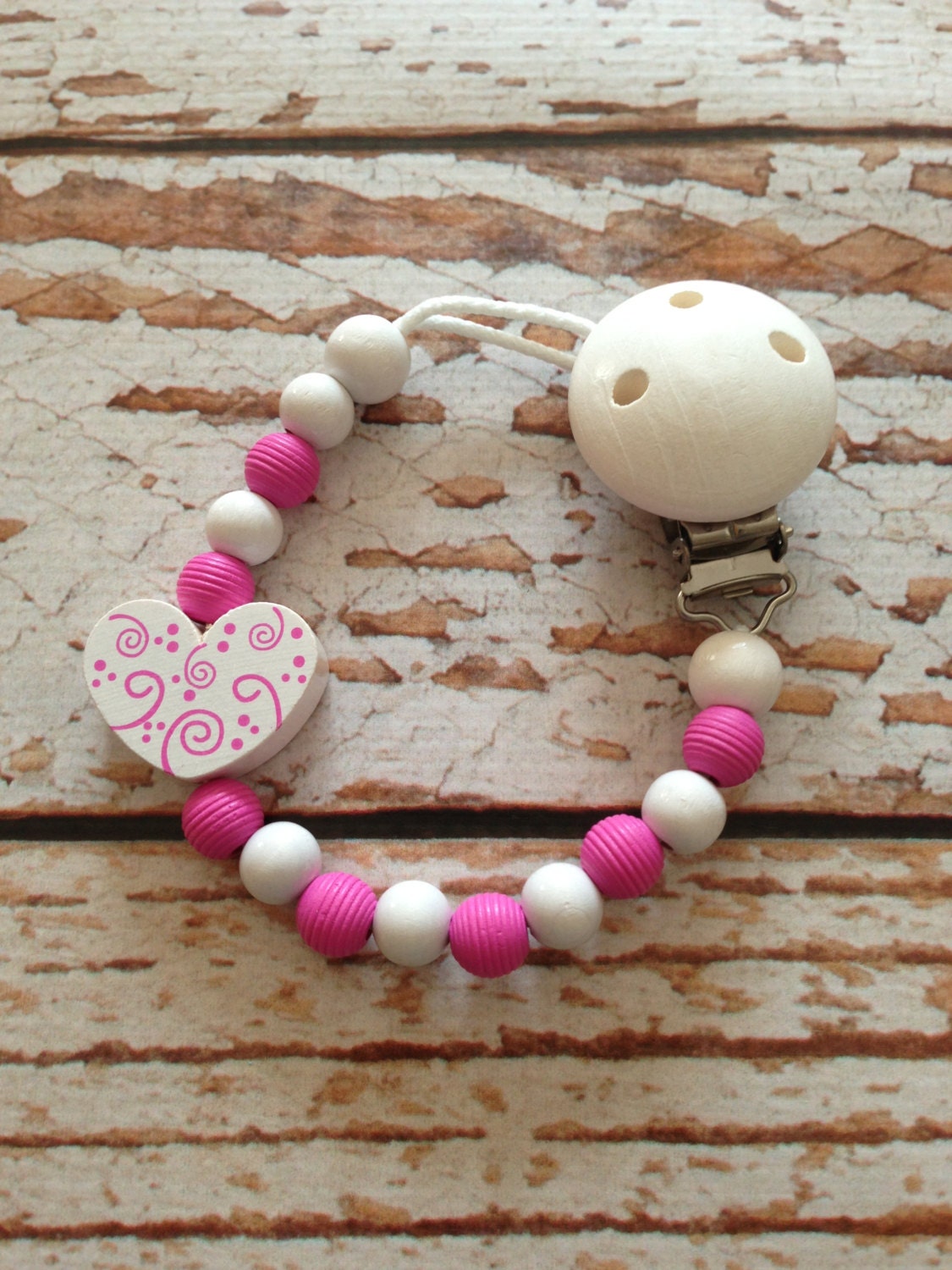 Pacifier chain holder