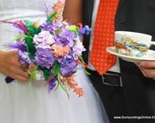 Wonderland Bouquet - Colorful with charming details, Fairy Woodland Bouquet