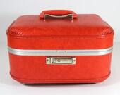 Clementine Orange Train Case