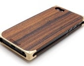 SALE-EXO16 Brass Pao Ferro Wood Composite for iPhone 5