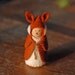 Fox Doll, Gnome Dressed As Fox, Red Fox, Waldorf Toy