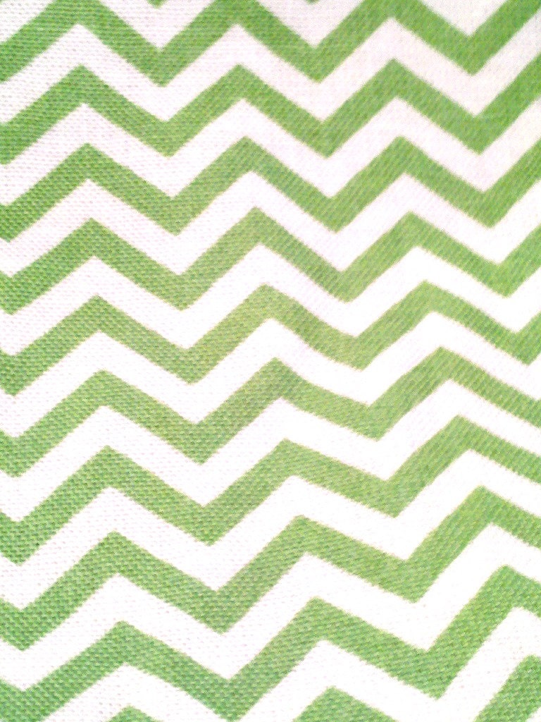 Child Teen Infinity Scarf - Green Chevron