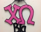 Chi omega big little wall decor