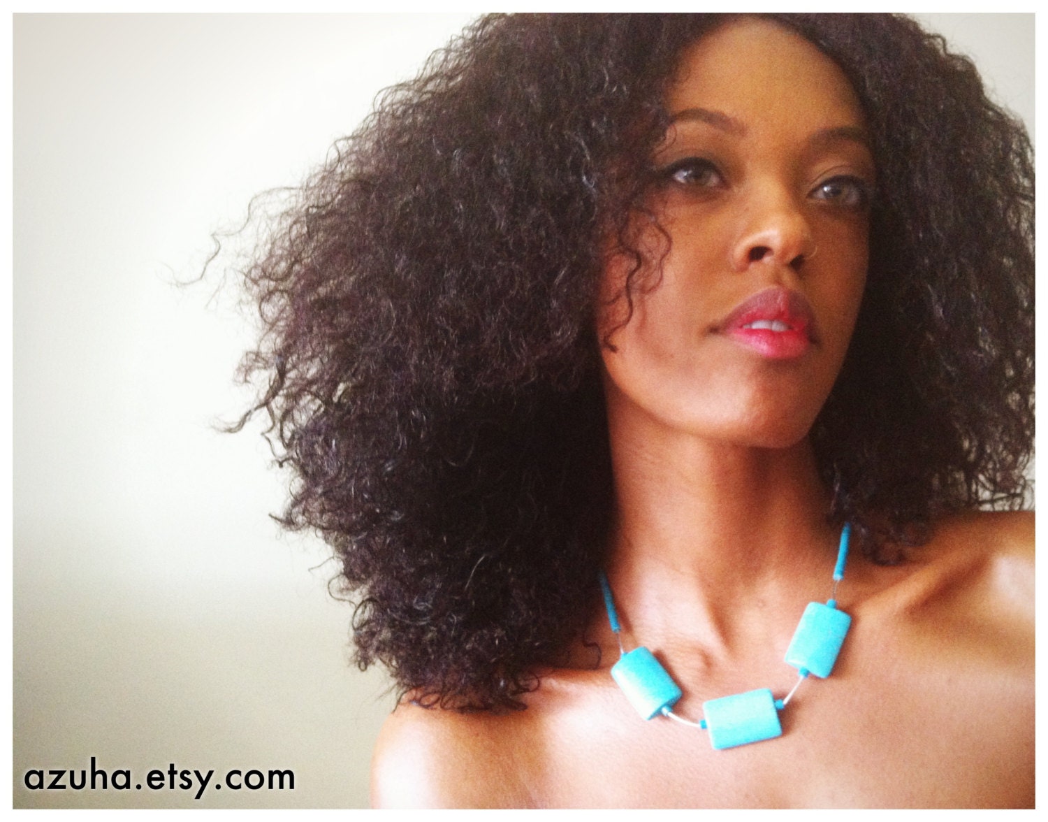 KIANA... turquoise & howlite necklace