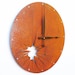 Shattered Metal Wall Clock I (Extra Large Rusted)