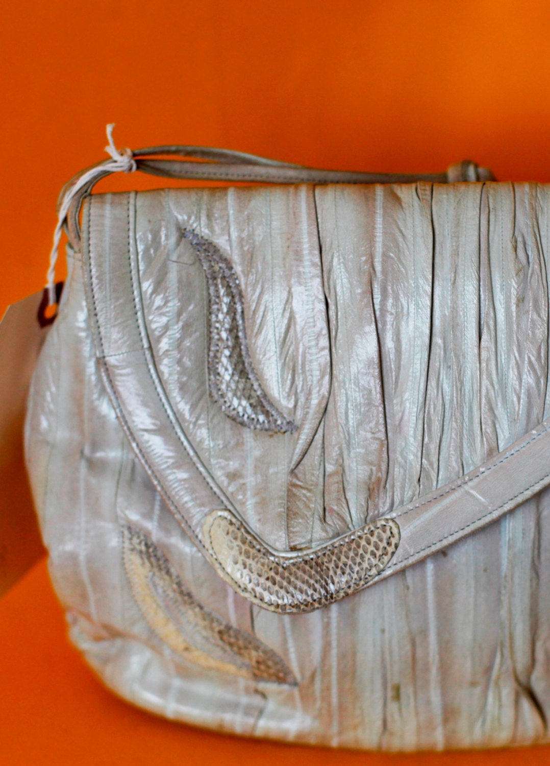 Eel and Snakeskin Purse