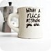 Funny Mug coffee cup diner mug black white mature hand painted