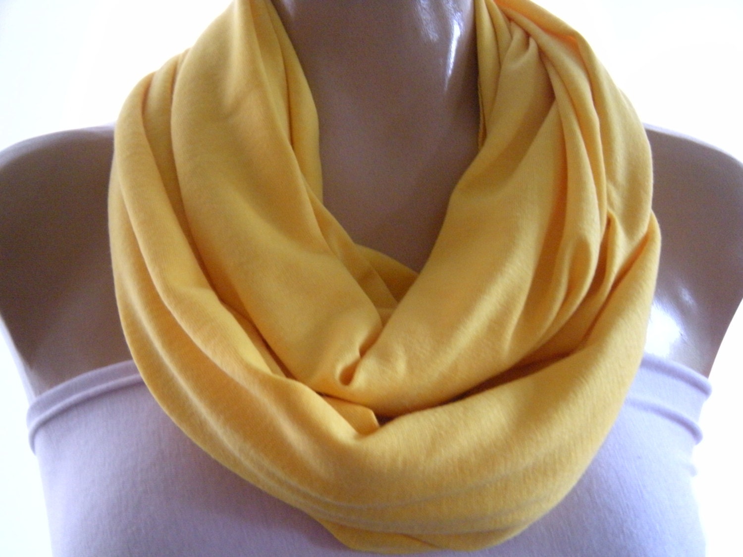 Vibrant yellow.. Easy Cowl.....Infinity Scarf...Super soft...All possible colors are coming