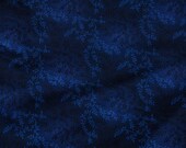 Navy Blue floral --- 60 inches wide