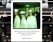 eDucation.  Bipolar Betty graduation/college/diploma/yaysies card with envelope...