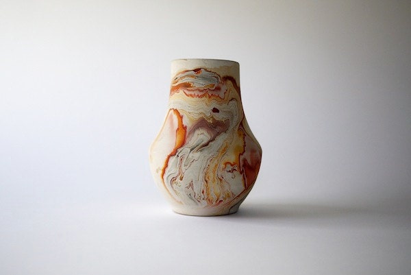 Vintage Marbleized Vase