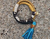 Multicolor Wrap with Tassel