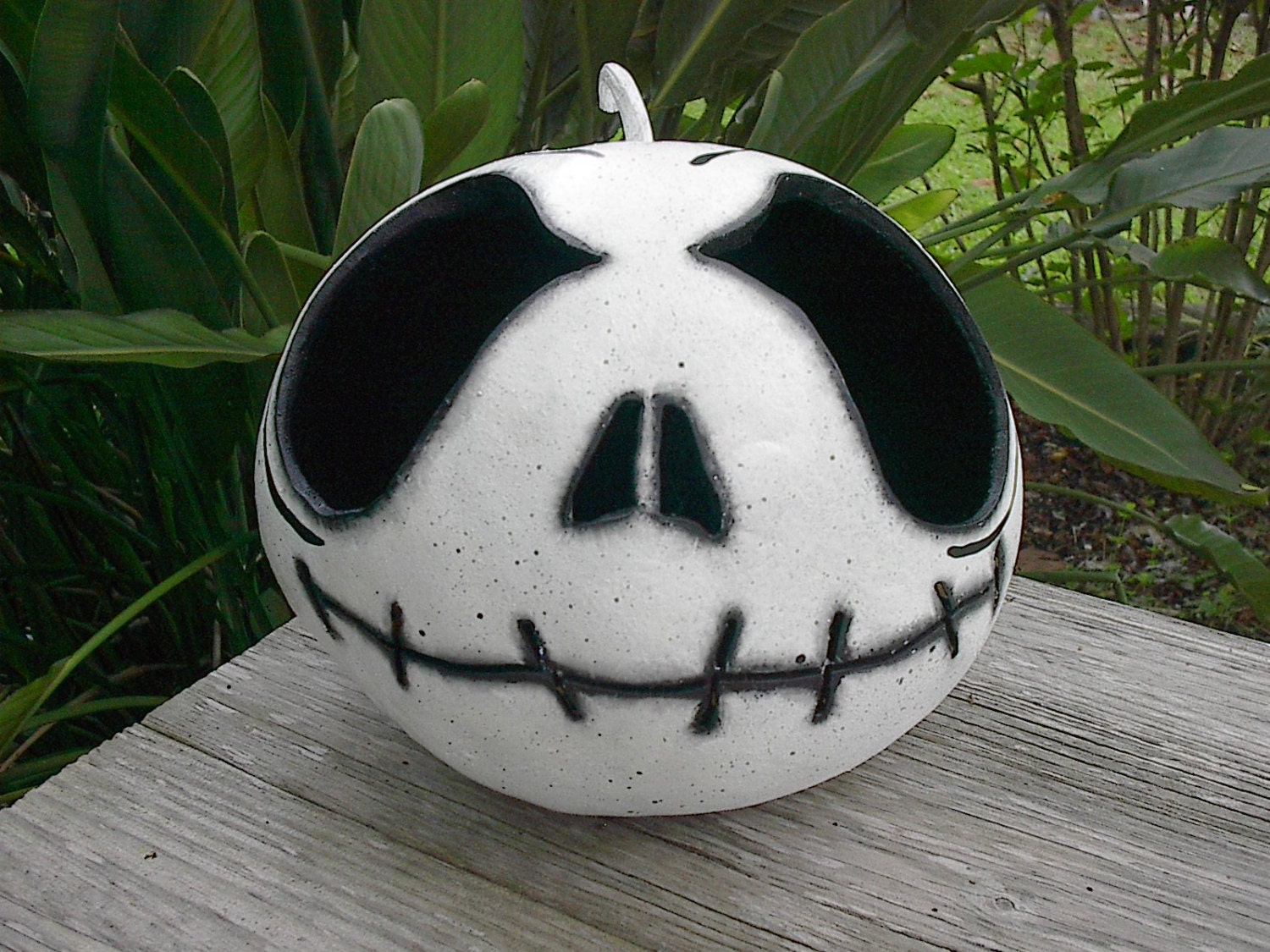 Jack Skellington Halloween Gourd Skull Candy Bowl Lantern