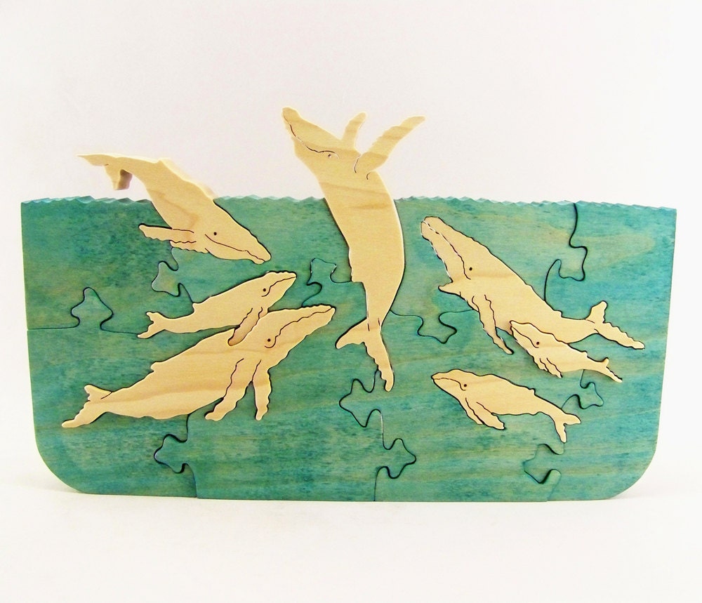 Whale Family Puzzle