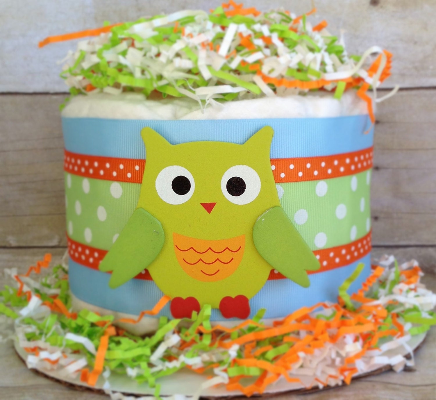 Custom Mini Diaper Cake Centerpieces