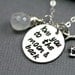 I Love You to the Moon and Back Sterling Silver Mother's Necklace - Moonstone Gemstone - Mommy Necklace