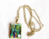 Madeline Book Locket with Chain