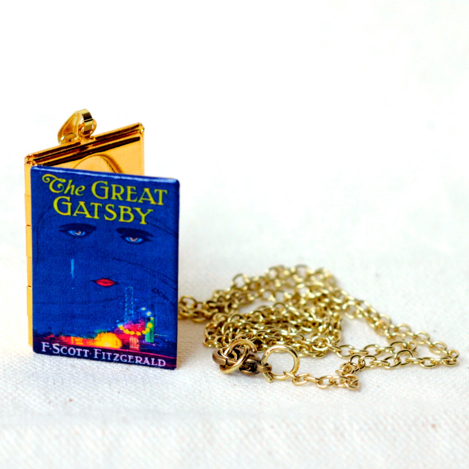 The Great Gatsby Pendant - Book Locket
