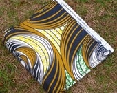 African Wax Cotton Print Fabric - African Daviva Fabric - Ankara Fabric - Nutmeg - Fat Quarter