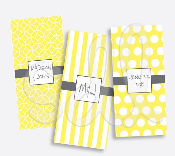PRINTABLE Wedding/ Bridal Shower/ Baby Shower/ Birthday Pattern Mini Candy Bar Favor Labels Il_170x135