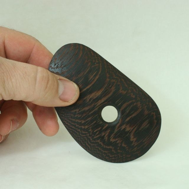 Wenge Pottery Tool, Wood Rib