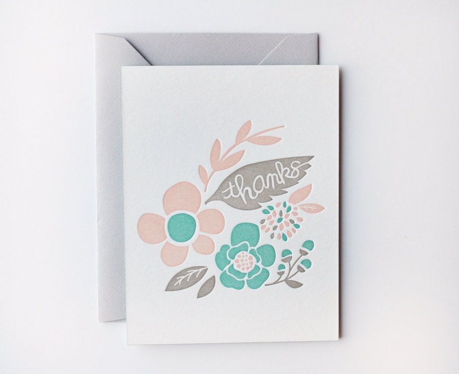 Leafy Thanks Card