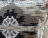 2 X IKAT ECO-FRIENDLY Cushion Cover by Fairytale13 - your choice of color - natural, pink, blue, black and white, brown