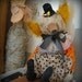 SALE 16 inch Artist Handmade Clown Teddy Bear Leopold by Sasha Pokrass