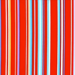 dc5864 100% cotton  Fabric Michael Miller 1 YARD Paint Box Stripe Cynthia Rowley Flame Red