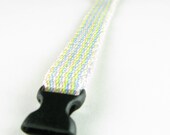Hand Woven Cat Collar Pastel Stripe Breakaway Kitty Collar Kitten Collar