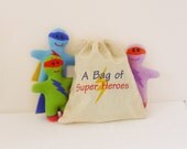 Super Heroes Plush Doll Bag