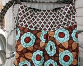 Hobo, Diaper Bag, D ring, 4 Pockets - Aviary 2 Bloom Granite by Joel Dewberry