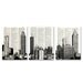 Atlanta Georgia Skyline 3 pack dictionary prints Cityscape awesome upcycled vintage dictionary page book art prints