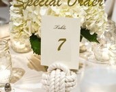 Special Order for Sara 7 White Monkey Fist Card Holders