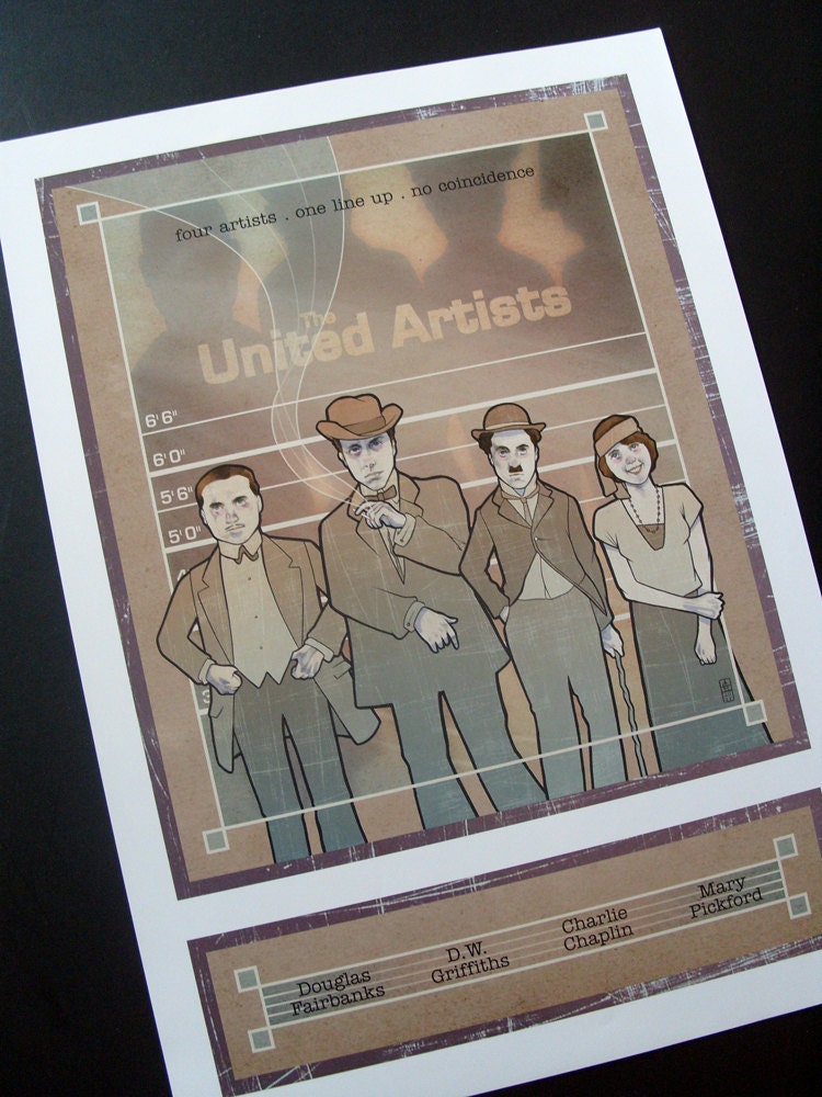 The United Artists - Illustration Print