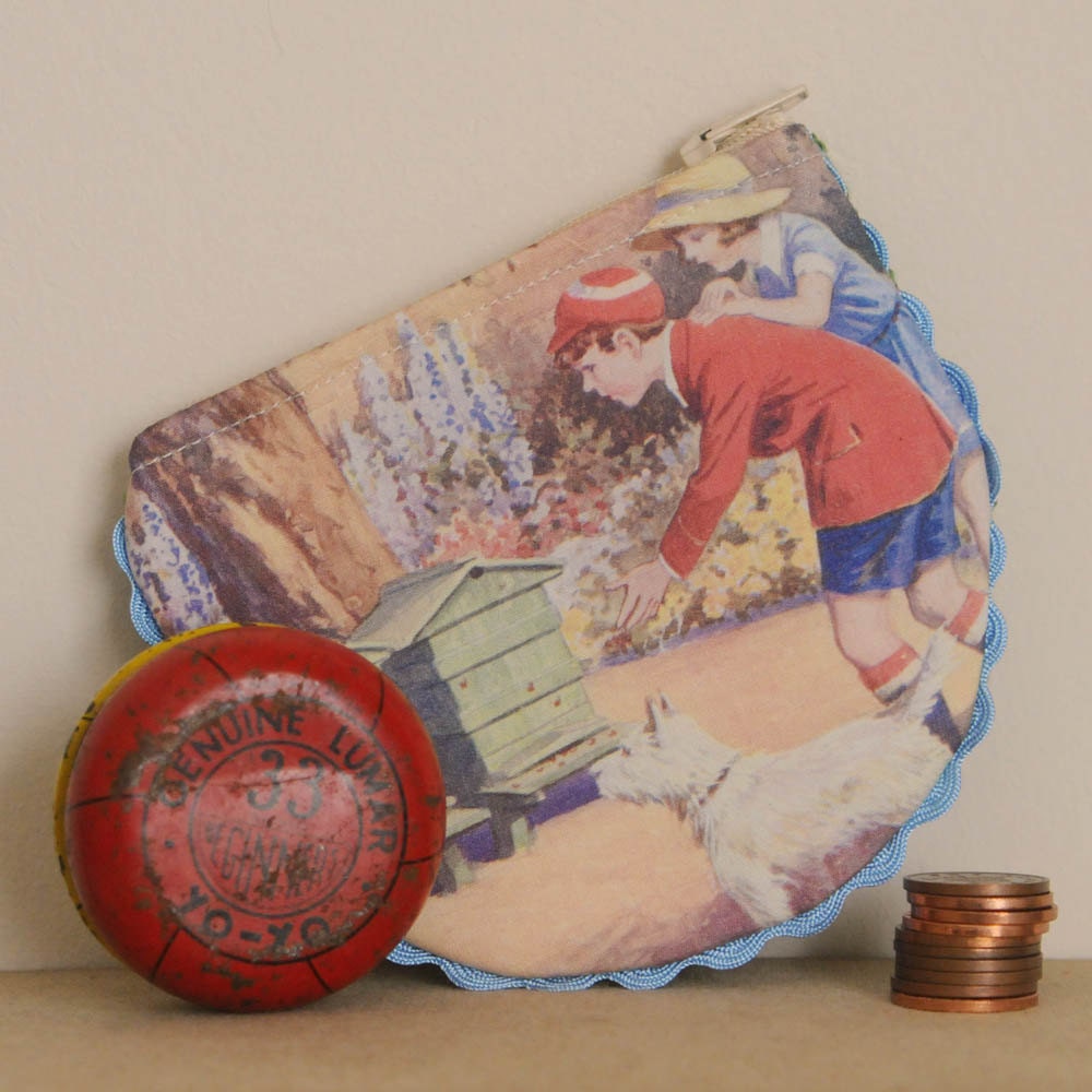 English Country Garden Handmade Coin Purse
