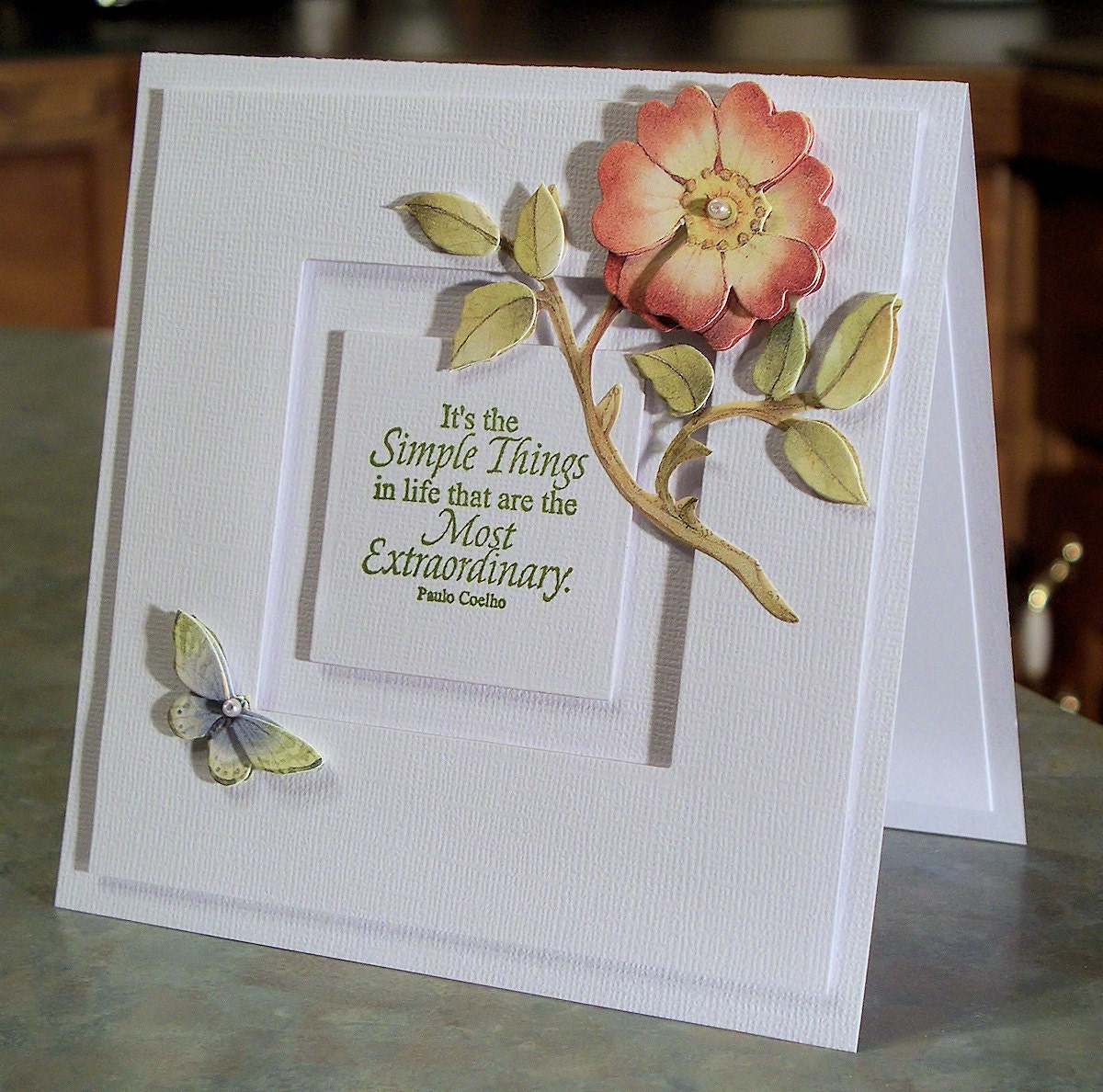 Beautiful All Occasion Inspirational Card, Our Daily Bread Little Things