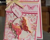 Butterflies Mom Card, Stampin Up Fancy Flexible Phrases